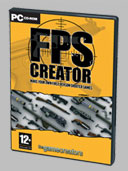 Page d'accueil de FPS Creator